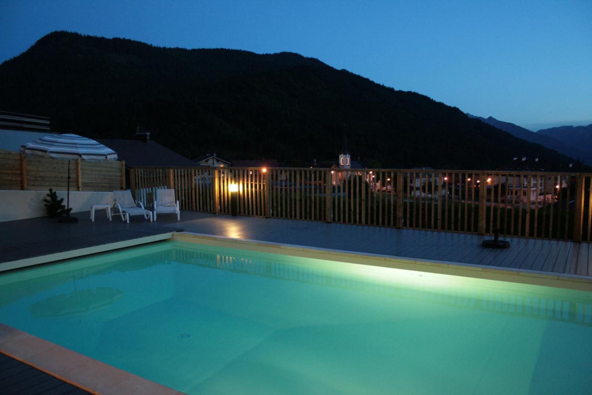 Logis Hotel & Spa Beau-Site Saint-Jean-de-Sixt Eksteriør bilde