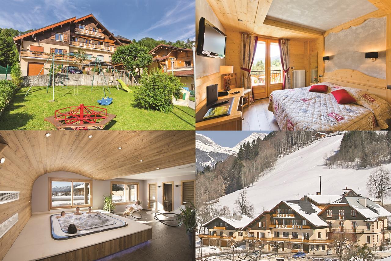 Logis Hotel & Spa Beau-Site Saint-Jean-de-Sixt Eksteriør bilde